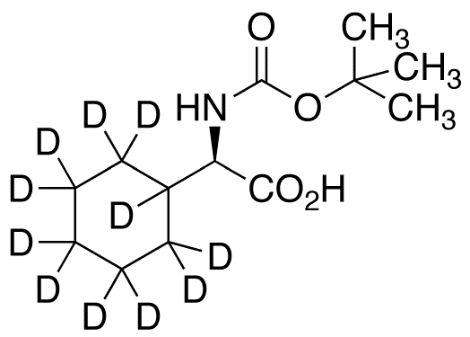 N-Boc-D-cyclohexylglycine-d11 - Chemical structure and product image