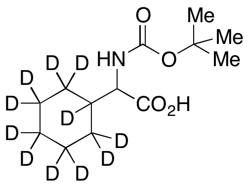 N-Boc-DL-cyclohexylglycine-d11 - Chemical structure and product image