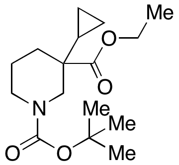 N-Boc-3-cyclopropylpiperidine-4-carboxylic Acid Ethyl Ester - Chemical structure and product image