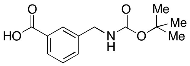 3-(Boc-aminomethyl)benzoic Acid - Chemical structure and product image