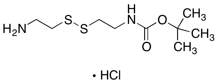 Boc-Cystamine Hydrochloride - Chemical structure and product image