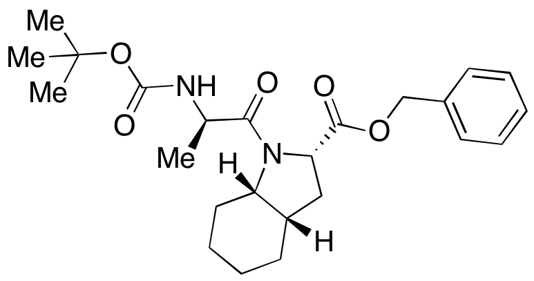N-Boc-N-Desethyl-2-methylbutanoate Perindopril Benzyl Ester - Chemical structure and product image