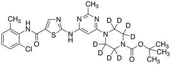 N-Boc-N-deshydroxyethyl Dasatinib-d8 - Chemical structure and product image
