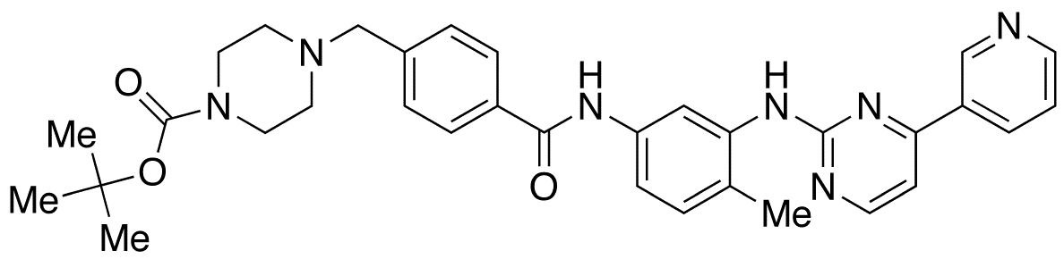 N-Boc-N-Desmethyl Imatinib - Chemical structure and product image