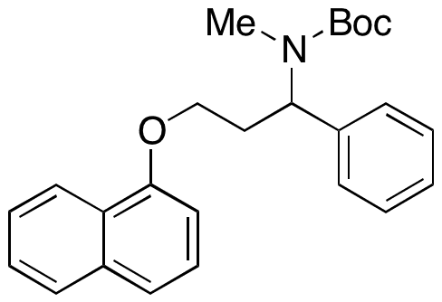 N-Boc-N-desmethyl Dapoxetine - Chemical structure and product image