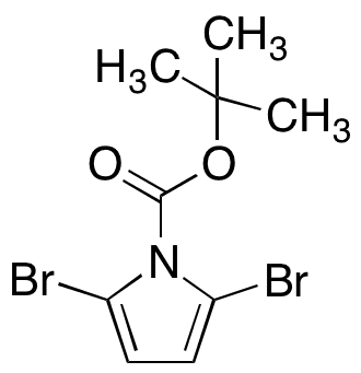 N-BOC-2,4-dibromopyrrole - Chemical structure and product image