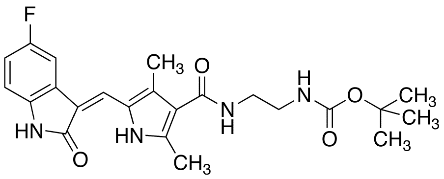 N-Boc-N,N-didesethyl Sunitinib - Chemical structure and product image