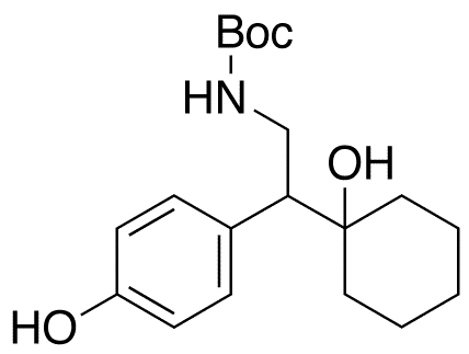 N-Boc N,O-Didesmethylvenlafaxine - Chemical structure and product image