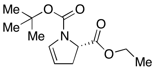 (S)-1-Boc-2,3-dihydro-2-pyrrolecarboxylic Acid - Chemical structure and product image