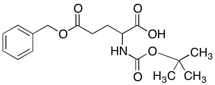 Boc-DL-Glu(OBzl)-OH - Chemical structure and product image