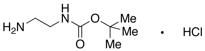N-Boc-ethylenediamine Hydrochloride - Chemical structure and product image
