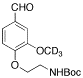 N-tert-Boc-2-(4-formyl-2-methoxyphenoxy)ethylamine-d3 - Chemical structure and product image