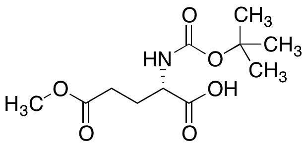 N-Boc-L-glutamic Acid 5-Methyl Ester - Chemical structure and product image