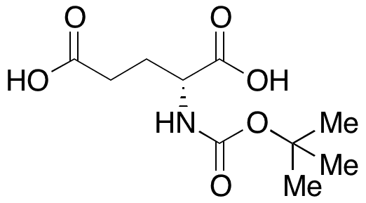 N-Boc-D-glutamic Acid - Chemical structure and product image
