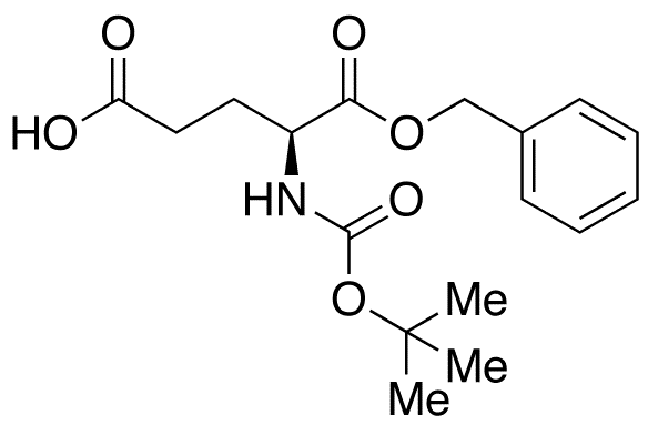 N-Boc-L-glutamic Acid alpha-Benzyl Ester - Chemical structure and product image