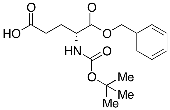 Boc-D-Glu-OBzl - Chemical structure and product image