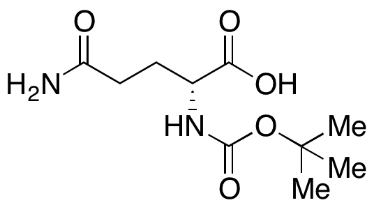 N2-Boc-D-glutamine - Chemical structure and product image