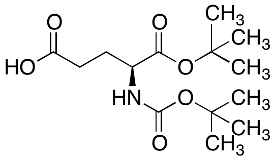 N-Boc-glutamic Acid Tert-butyl Ester - Chemical structure and product image