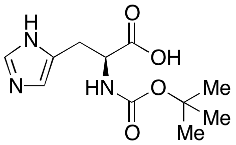 NÎ±-Boc-L-histidine - Chemical structure and product image