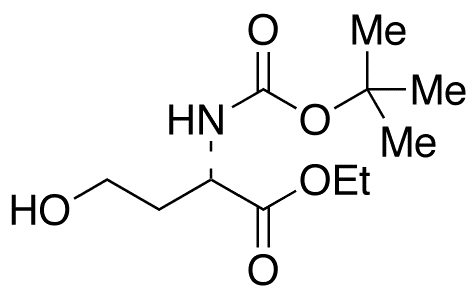 (S)-N-Boc-L-homoserine Ethyl Ester - Chemical structure and product image