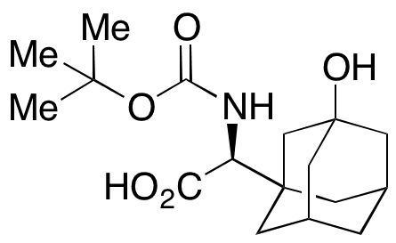Boc-3-hydroxy-1-adamantyl-D-glycine - Chemical structure and product image
