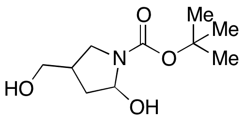 N-Boc-4-(hydroxymethyl)-pyrrolidin-2-ol - Chemical structure and product image