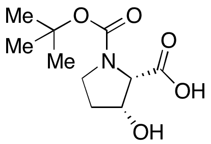 Boc-cis-3-hydroxy-L-proline - Chemical structure and product image