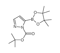 N-Boc-1H-Pyrazole-5-boronic acid, pinacol ester - Chemical structure and product image