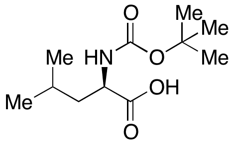 N-Boc-D-leucine - Chemical structure and product image