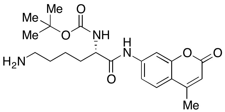 Boc-L-Lys-Amc - Chemical structure and product image