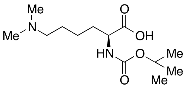 Boc-Lys(Me)2-OH - Chemical structure and product image
