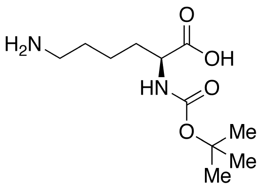 N-Boc-L-lysine - Chemical structure and product image
