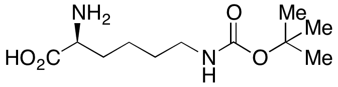 Nepsilon-Boc-L-lysine - Chemical structure and product image