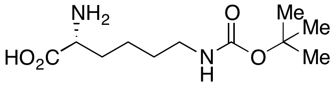 NÎµ-Boc-D-lysine - Chemical structure and product image