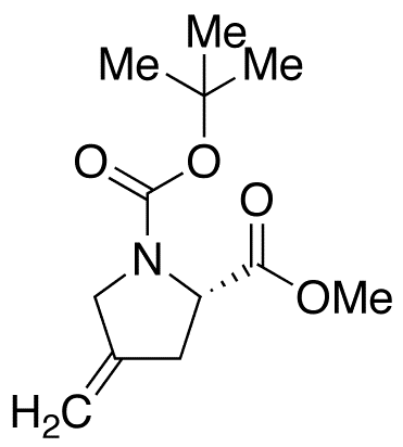 N-Boc-4-methylene-L-proline Methyl Ester - Chemical structure and product image