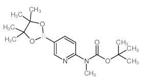 6-(Boc-methylamino)pyridine-3-boronic Acid Pinacol Ester - Chemical structure and product image