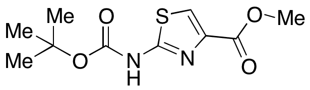 N-Boc Methyl 2-Aminothioazole-4-carboxylate - Chemical structure and product image