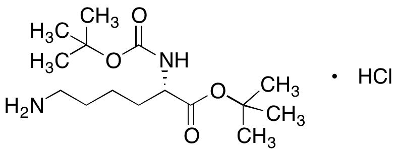 N-Boc-Lys-OtBu Hydrochloride - Chemical structure and product image