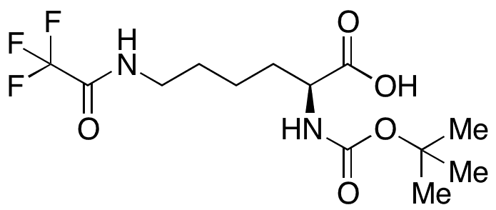 Boc-Lys(Tfa)-OH - Chemical structure and product image