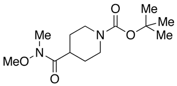 N-Boc-N-methoxy-N-methylpiperidine-4-carboxamide - Chemical structure and product image