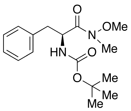 N-Boc-N-methoxy-N-methyl-L-phenylalaninamide - Chemical structure and product image
