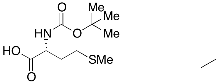 N-Boc-D-methionine - Chemical structure and product image