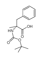 Boc-Î±-methyl-D-phenylalanine - Chemical structure and product image