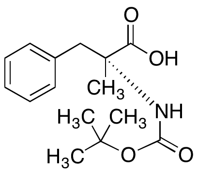 Boc-alpha-Methyl-L-phenylalanine - Chemical structure and product image