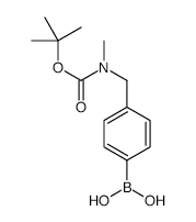 4-(N-Boc-N-methyl-aminomethyl)phenylboronic acid - Chemical structure and product image