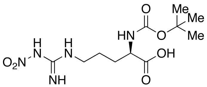 Nalpha-Boc-Nomega-nitro-D-arginine - Chemical structure and product image
