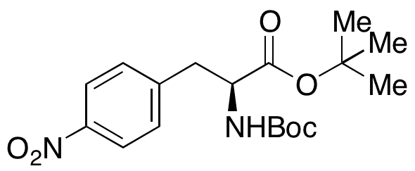 N-Boc-4-nitro-L-phenylalanine t-Butyl Ester - Chemical structure and product image