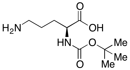 Nalpha-Boc-L-Ornithine - Chemical structure and product image