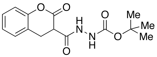 N1-Boc 2-(2-Oxochroman)-3-carbohydrazide - Chemical structure and product image