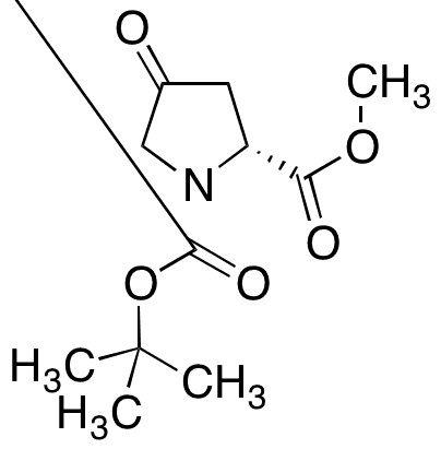 (2S)-1-Boc-4-oxo-proline Methyl Ester - Chemical structure and product image